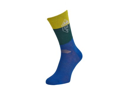 Unisex ponožky Silvini UA1644 Ferugi navy-lime (Velikost 36-38)