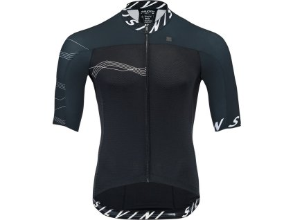 Silvini pánský dres MD1604 Stelvio black-white (Velikost M)