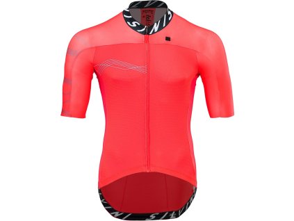 Silvini pánský dres MD1604 Stelvio ruby-black (Velikost M)