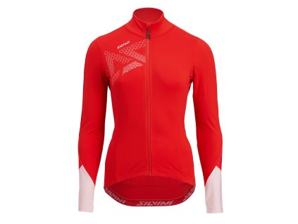 Dámský dres Silvini WD1618 Calvana ruby-pink (Velikost XS)