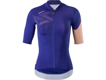 Dámský dres Silvini WD1619 Rosalia navy-coral (Velikost S)