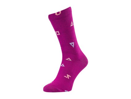Unisex ponožky Silvini UA1643 Dogana punch-coral (Velikost 36-38)
