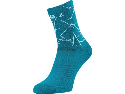 Silvini unisex ponožky UA1661 Aspra ocean-turquoise | SLV00349_ocean-turquoise