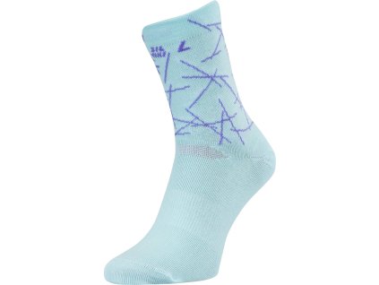 Silvini unisex ponožky UA1661 Aspra turquoise-punch (Velikost 36-38)