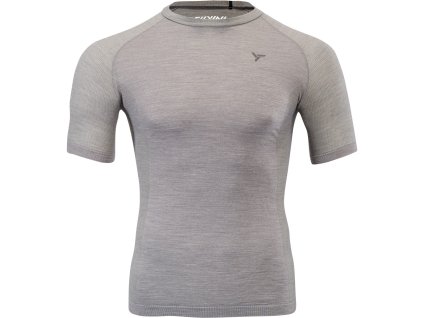 Silvini pánské merino triko MT1648 Soana cloud (Velikost S/M)