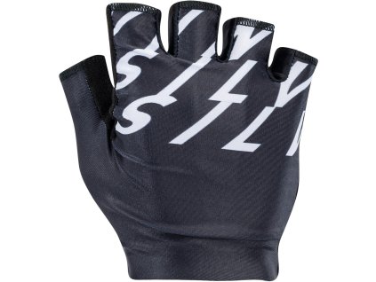 Unisex cyklistické rukavice Silvini UA1633 Sarca black-white (Velikost M)