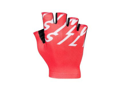 Unisex cyklistické rukavice Silvini UA1633 Sarca ruby-white (Velikost M)