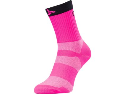Silvini unisex ponožky UA1660 Orato pink-charcoal (Velikost 36-38)