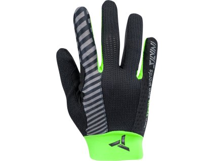 Dětské cyklistické rukavice Silvini CA1646 Cervo black-green (Velikost 13-14)