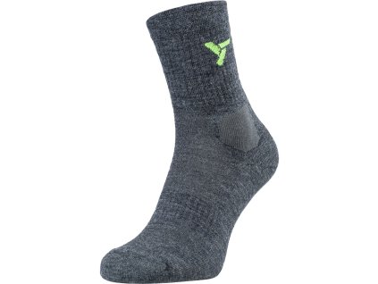 Unisex ponožky Silvini UA1746 Lattari charcoal-lime | SLV00400_charcoal-lime