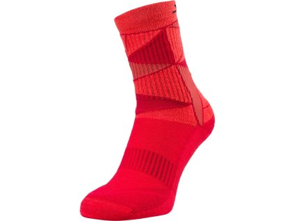 Unisex ponožky Silvini UA1745 Vallonga red-merlot | SLV00401_red-merlot