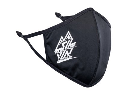 Silvini unisex rouška na obličej UA1751 Salara black-white (Velikost L)