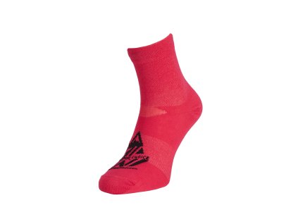 Unisex ponožky Silvini UA1809 Orino fuchsia-black | SLV00428_fuchsia-black