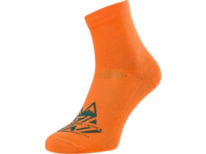 Unisex ponožky Silvini UA1809 Orino orange-ocean | SLV00428_orange-ocean