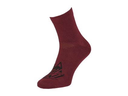 Unisex ponožky Silvini UA1809 Orino punch-plum | SLV00428_punch-plum