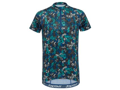Dětský dres Silvini CD1434 Scrivia blue-yellow (Velikost 110-116)