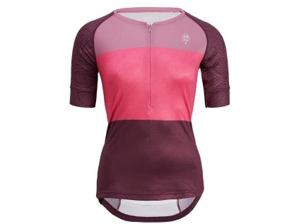 Silvini dámský dres WD1432 Stabina plum-fuchsia | SLV00497_plum-fuchsia