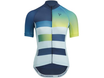Silvini dámský dres WD2045 Mazzana navy-turquoise | SLV00528_navy-turquoise