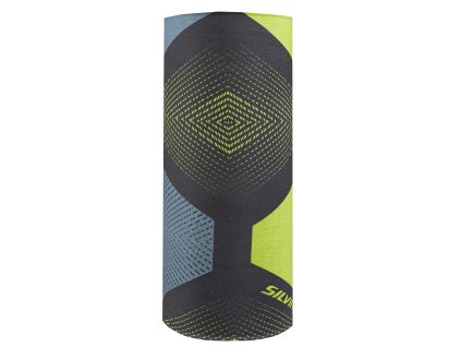 Unisex nákrčník Silvini UA1537 Motivo black-neon (Velikost one size)