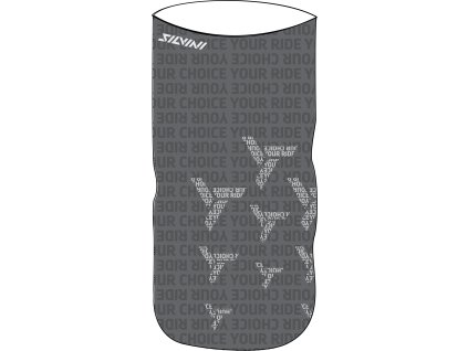 Unisex nákrčník Silvini UA1730 Motivo charcoal-cloud (Velikost onesize)