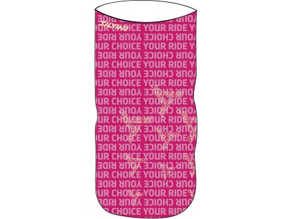 Unisex nákrčník Silvini UA1730 Motivo fuchsia-black (Velikost onesize)