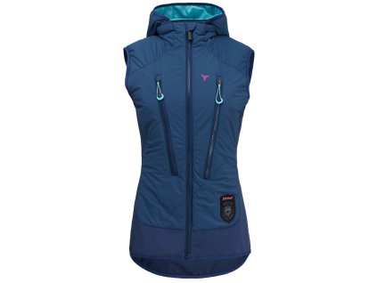 Silvini dámská vesta WJ2105 Polara navy-turquoise (Velikost S)
