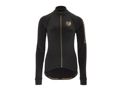 Silvini dámský dres WD2211 Leverona black-gold (Velikost S)