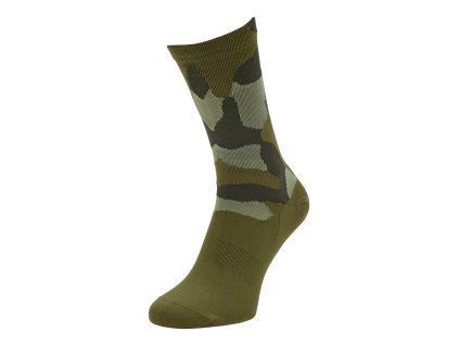 Unisex ponožky Silvini UA2213 Calitre olive (Velikost 36-38)