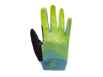 Dětské cyklistické rukavice Silvini CA2270 Calvi blue-neon (Velikost 7-8)