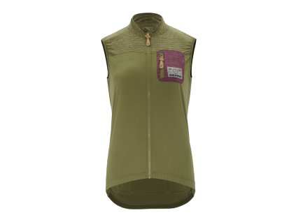 Silvini dámská vesta WJ2219 Caira olive-plum (Velikost 3XL)
