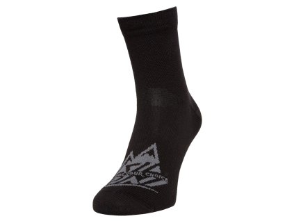 Unisex ponožky Silvini UA1809 Orino black-charcoal (Velikost 42-44)
