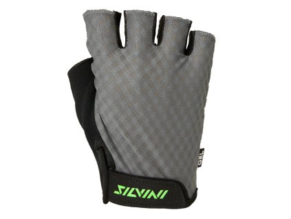 Silvini pánské cyklistické rukavice MA2417 Gaiono grey-green (Velikost M)