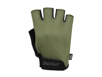 Silvini pánské cyklistické rukavice MA2417 Gaiono olive-black (Velikost M)