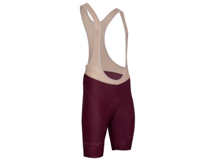 Pánské cyklo kalhoty Silvini MP2426 Suelo BIB plum-cream (Velikost L)