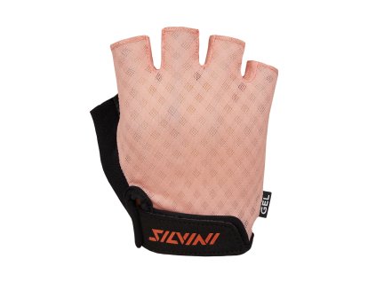 Silvini dámské cyklistické rukavice WA2415 Gaiona orange-black (Velikost S)