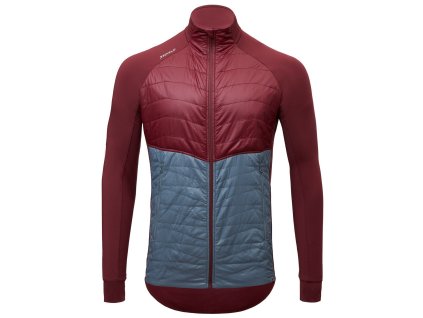 Silvini pánská mikina MJ1714 Grado merlot-charcoal (Velikost 4XL)