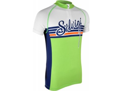 Dětský cyklodres TANARO CD812 green/navy (Velikost 110-116)