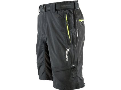 Pánské MTB cyklokalhoty RANGO MP857 black/lime (Velikost M)