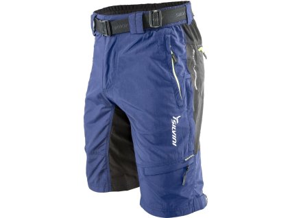 Pánské MTB cyklokalhoty RANGO MP857 navy-lime (Velikost M)