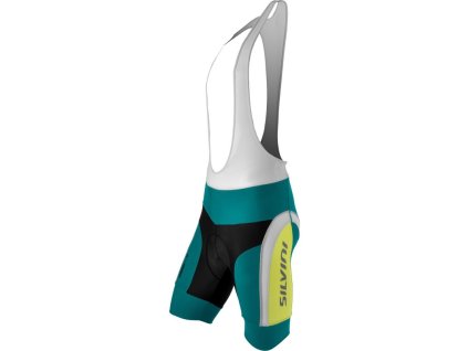 Pánské cyklokalhoty MERRE MP605 ocean/neon (Velikost S)