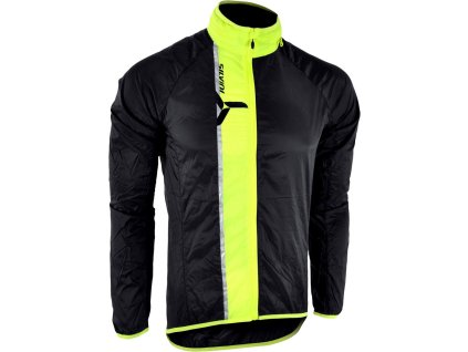 Pánská cyklistická vìtrovka Gela MJ801 black-neon (Velikost S)