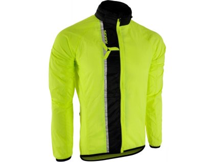 Pánská cyklistická vìtrovka Gela MJ801 neon-black (Velikost M)