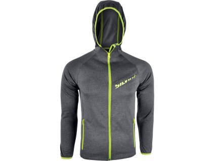 Pánská mikina MONTONE MJ1028 x charcoal/lime (Velikost M)