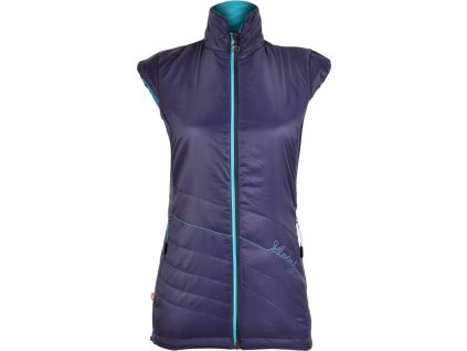 Dámská primaloft vesta CONCA WJ1105 navy-tyrkys (Velikost XS)