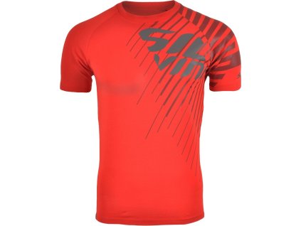 Pánské bavlnìné trièko PROMO MT517 red-charcoal (Velikost S)