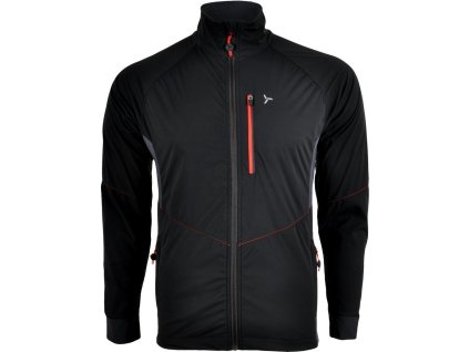 Pánská lehká softshell bunda Natisone MJ1100 black/red (Velikost M)