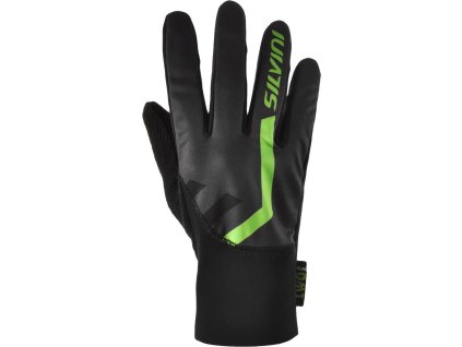 Vìtru odolné softshellové rukavice Tiber UA1125 green-charcoal (Velikost M)