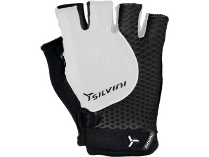 Dětské cyklistické rukavice Sasso CA1024 black-white (Velikost 5-6)