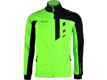 Pánská softshellová bunda Casino MJ701 green-black (Velikost XXL)