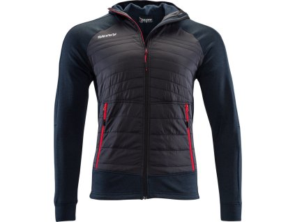 Pánská mikina s nepofukem Dirilo MJ1310 black-charcoal (Velikost M)